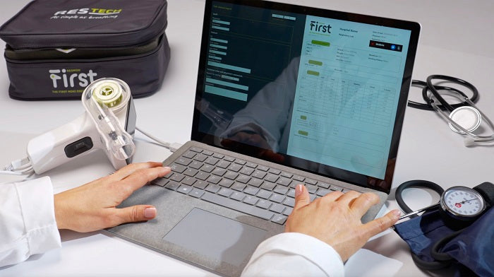 Minioscillometro First