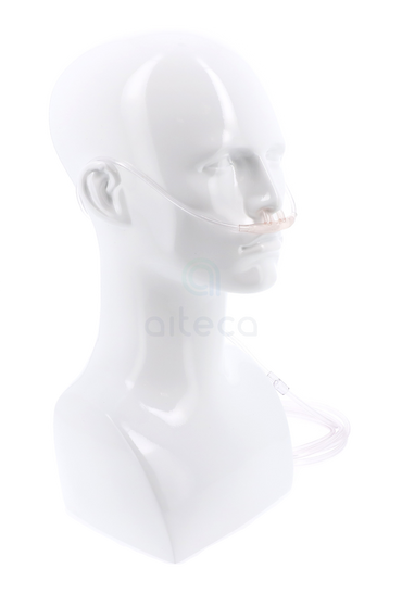 Cannula nasale e tubo 2 metri con terminalini curvi