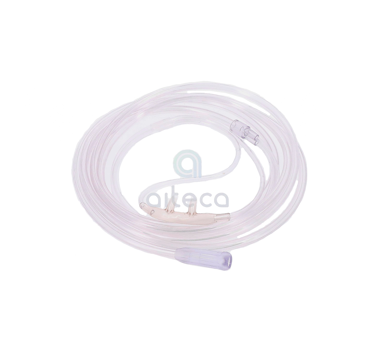 Cannula nasale e tubo 2 metri con terminalini curvi