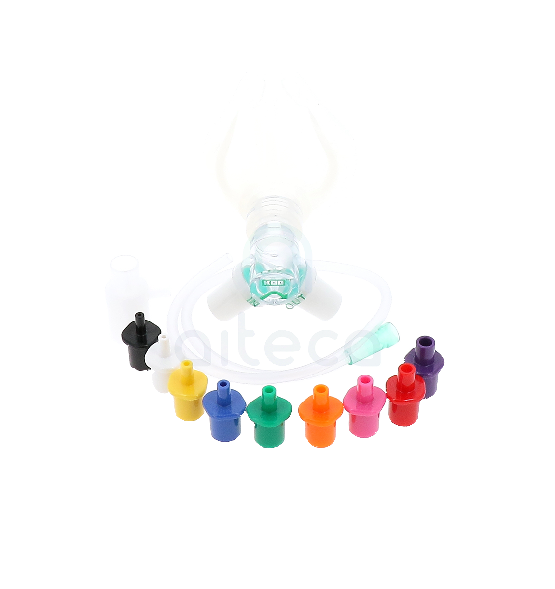 Kit Pipep con raccordo a T tubo e maschera