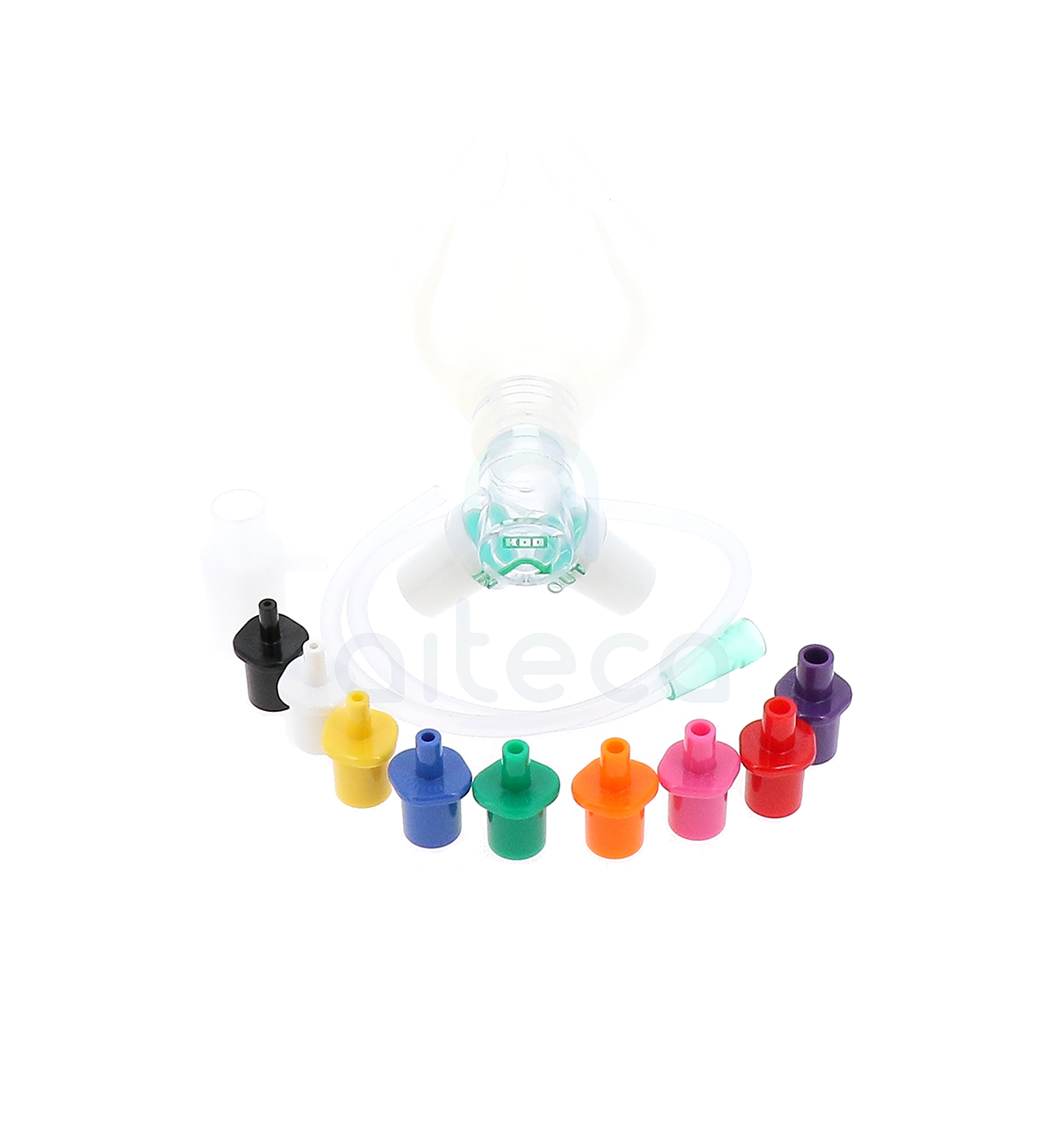 KIT PIPEP CON RACCORDO A T, tubo e maschera PEDIATRICA