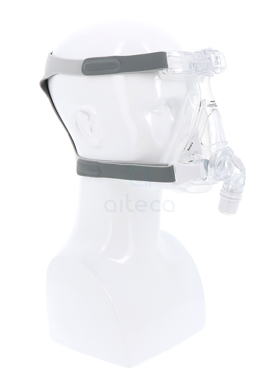 Maschera facciale Respironics Amara con foro