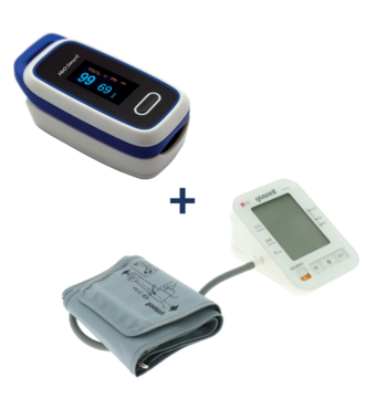 Kit Pulsossimetro + Misuratore di pressione